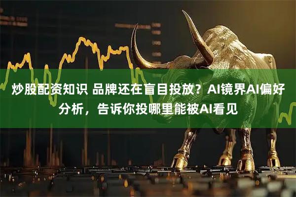 炒股配资知识 品牌还在盲目投放？AI镜界AI偏好分析，告诉你投哪里能被AI看见